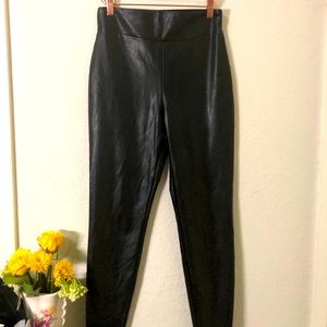 Express Vegan Leather High Waisted Leggings